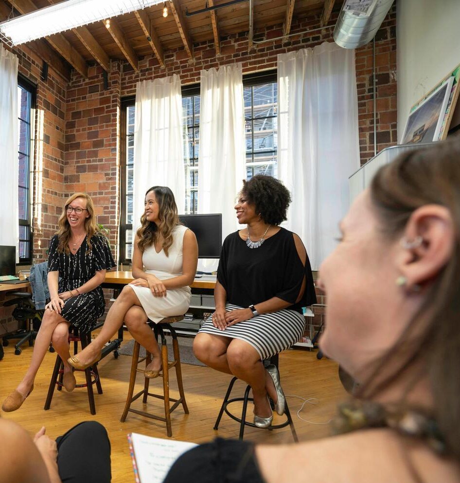 Female group discussion