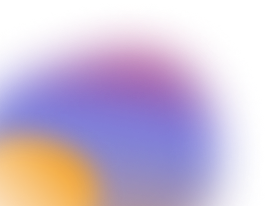 Testimonials bottom left gradient ornamentation